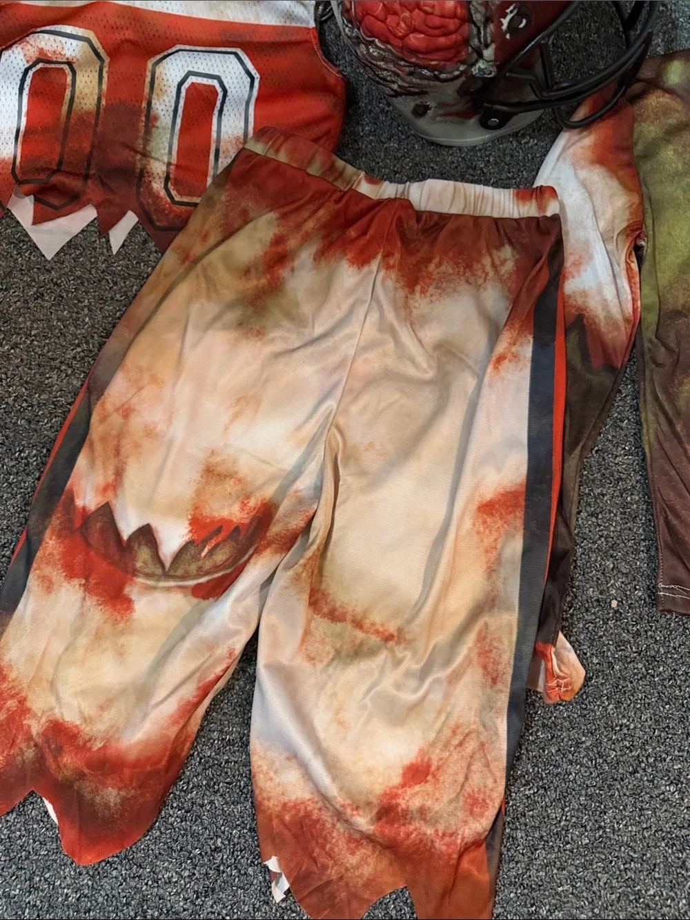 💀🎃👻Kids Zombie Football Costume Set